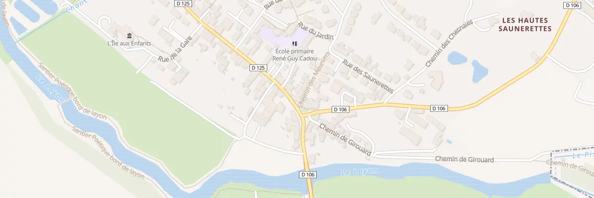Plan du 74 Rue du Canal de Monsieur à Val-du-Layon