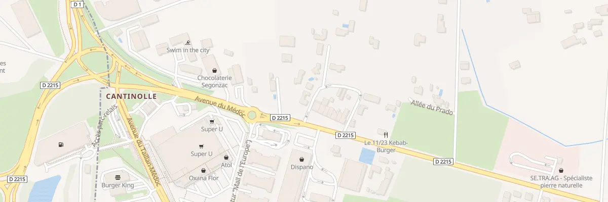 Plan du 293 Av du Médoc à Eysines