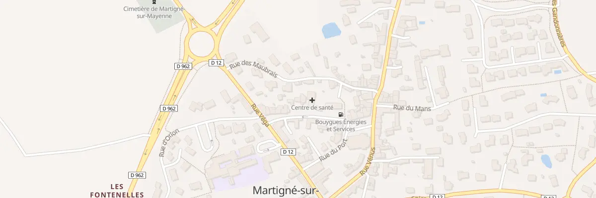 Plan du 4 Rue de la Fontaine St Georges à Martigné-sur-Mayenne