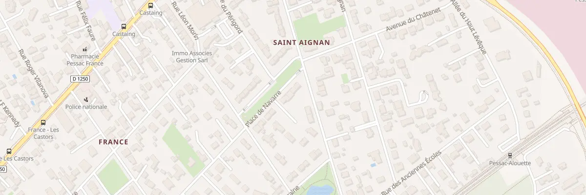 Plan du 5 Pl de Navarre à Pessac