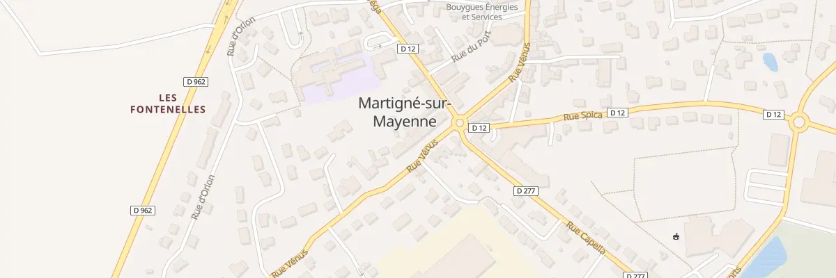 Plan du 12 Rue Venus à Martigné-sur-Mayenne