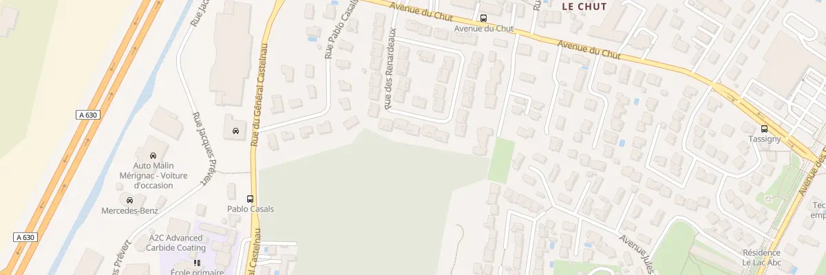 Plan du 20 Rue des Renardeaux à Mérignac