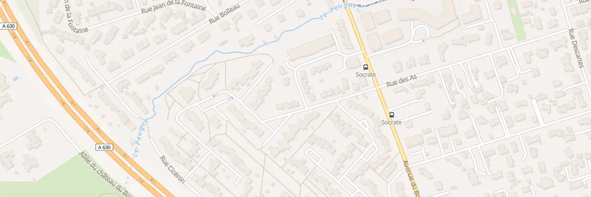 Plan du 12 Rue Socrate à Pessac