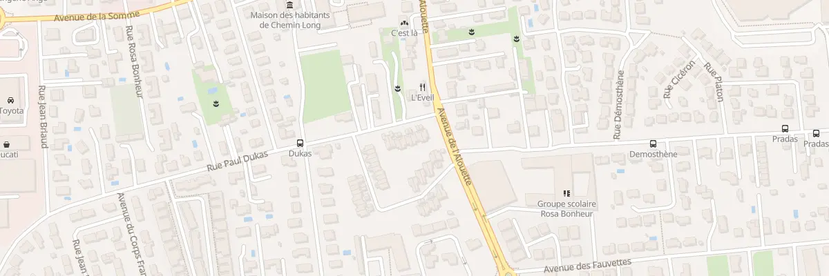 Plan du 6 Rue Paul Dukas à Mérignac