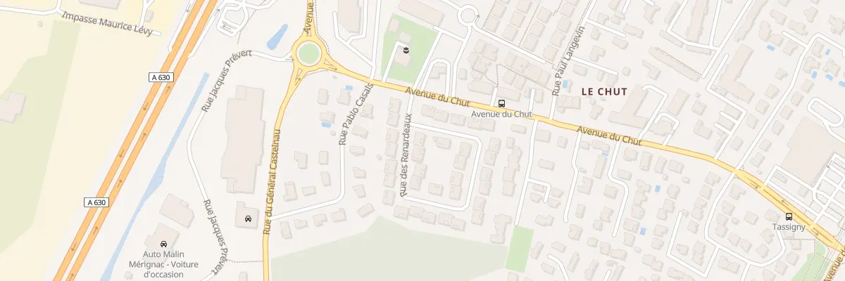 Plan du 1 Rue des Renardeaux à Mérignac