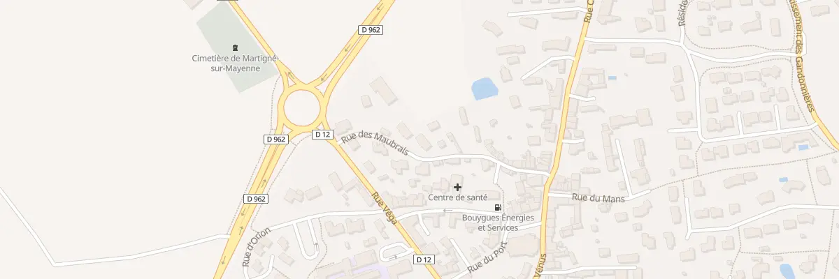 Plan du 26 Rue des Maubrais à Martigné-sur-Mayenne