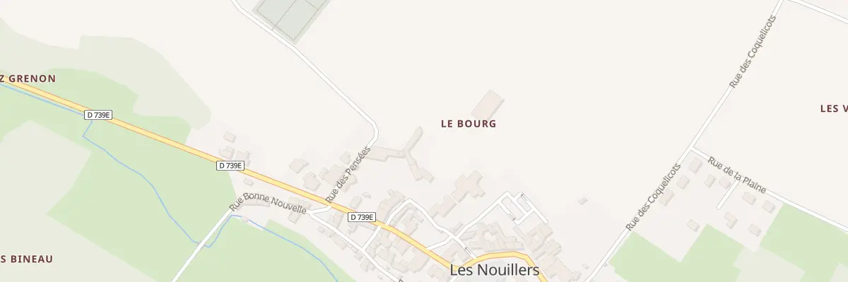Plan du 80 Grande Rue aux Nouillers