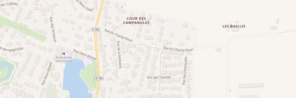 Plan du 27 Rue des Diamants à Longuenée-en-Anjou