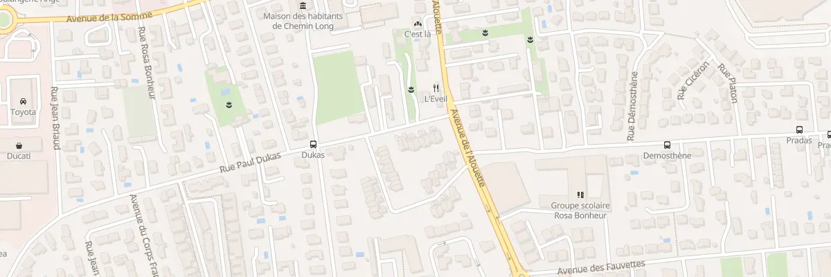 Plan du 10 Rue Paul Dukas à Mérignac