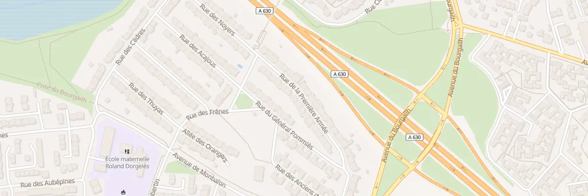 Plan du 14 Rue de la Première Armée à Pessac
