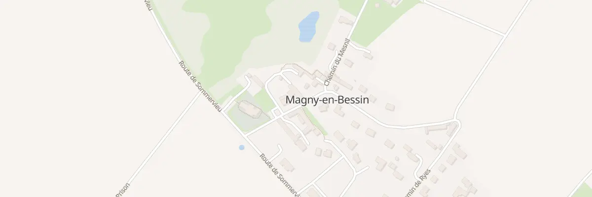 Plan du 5005 Le Bourg à Magny-en-Bessin