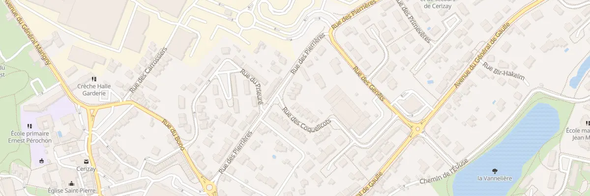 Plan du 28 Rue des Coquelicots à Cerizay