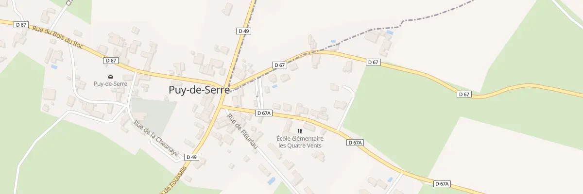 Plan du 223 Rue de la vendée à Puy-de-Serre