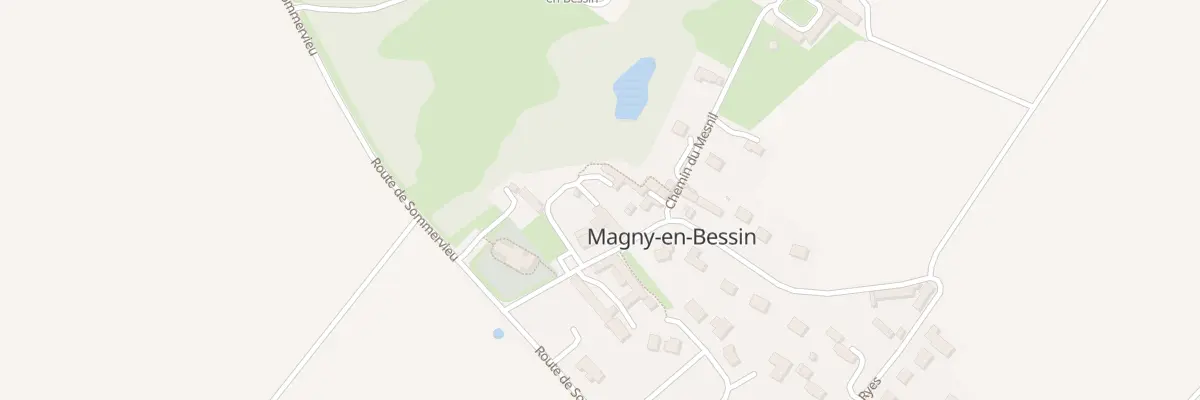 Plan du 5005A Le Bourg à Magny-en-Bessin