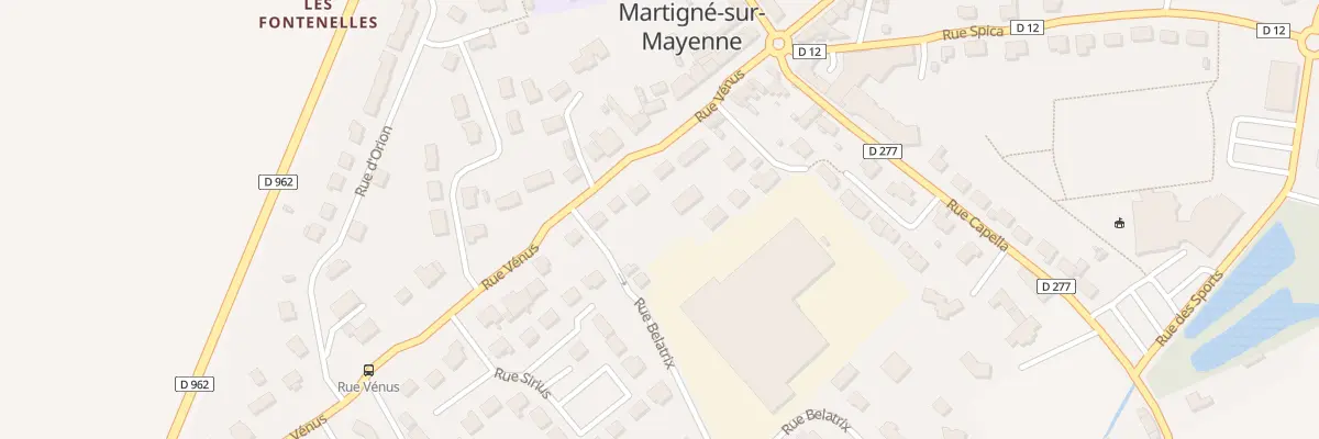 Plan du 31 Rue Venus à Martigné-sur-Mayenne
