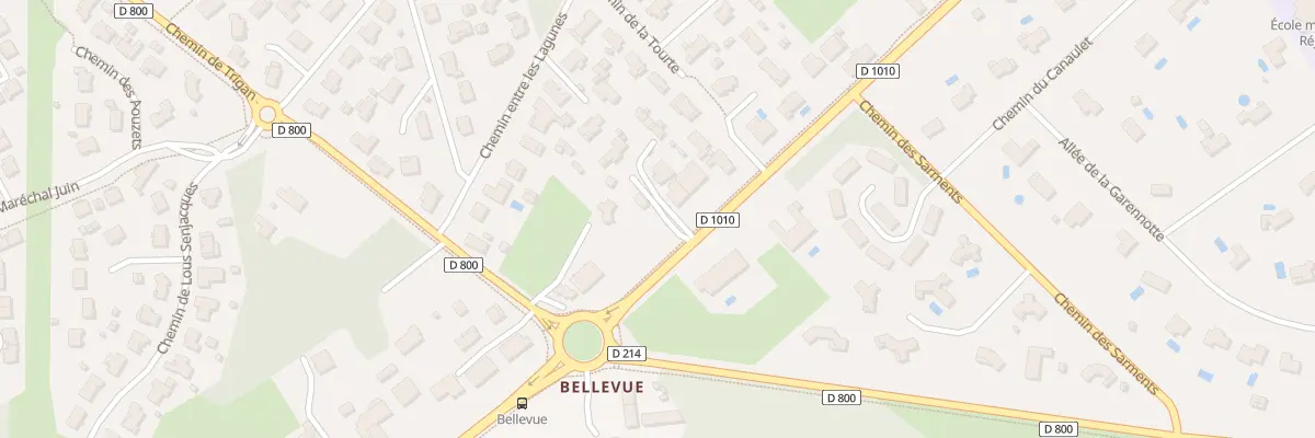 Plan du 87 Av Saint J de Compostelle à Cestas
