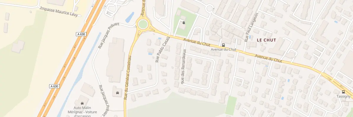 Plan du 6 Rue des Renardeaux à Mérignac