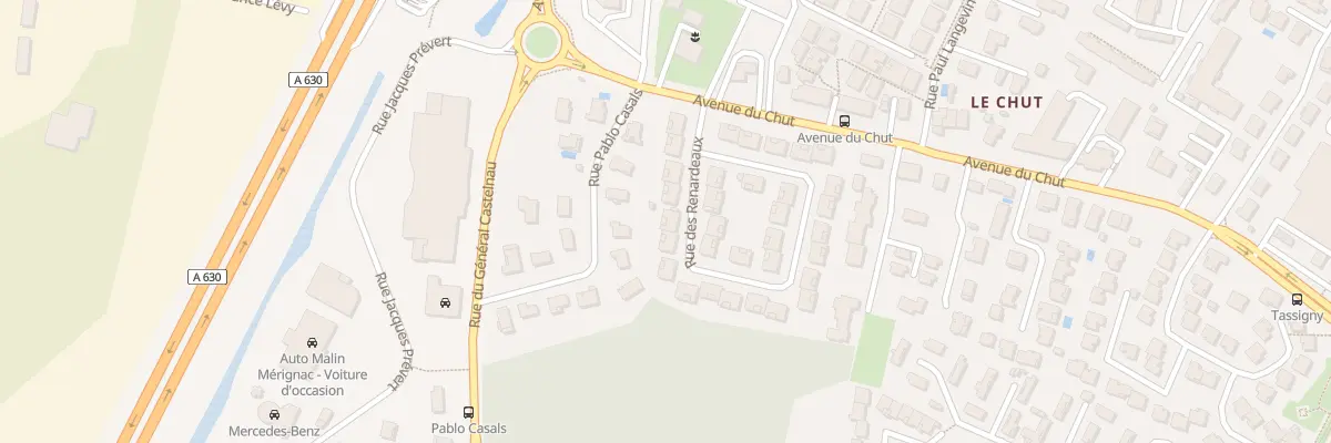 Plan du 10 Rue des Renardeaux à Mérignac