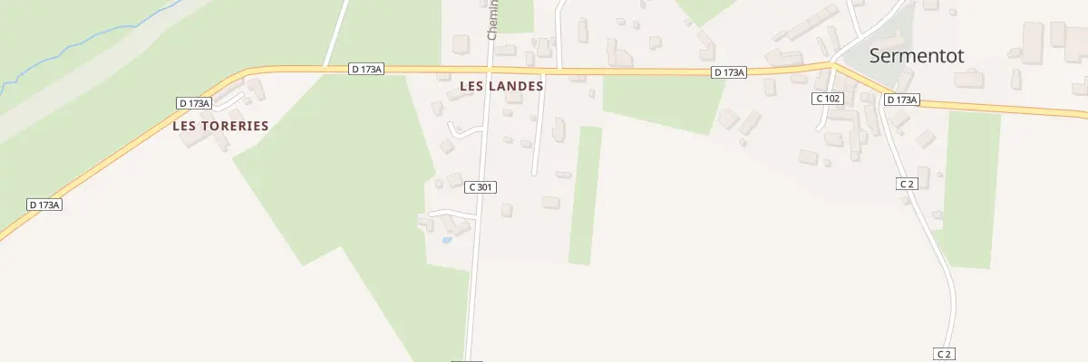 Plan du 908 Rte de Sermentot - Sermentot à Aurseulles