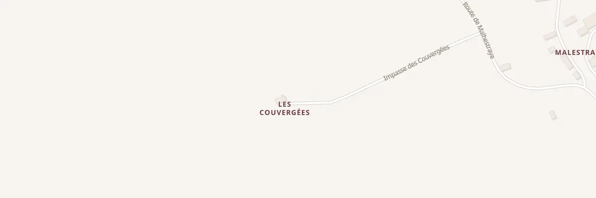 Plan du 2 Imp Courvergees - Lassy à Terres de Druance