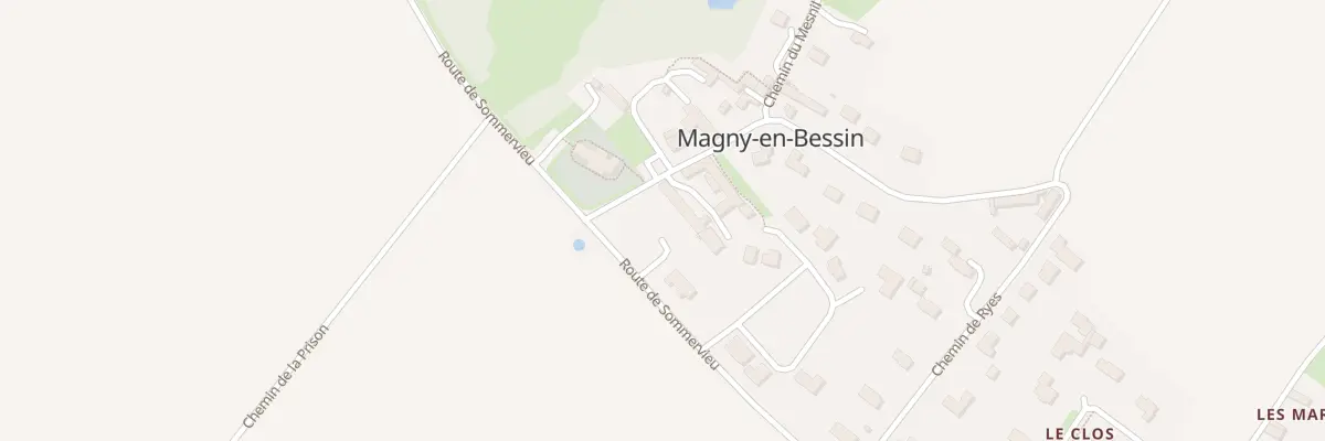 Plan du 2 Grande Rue à Magny-en-Bessin