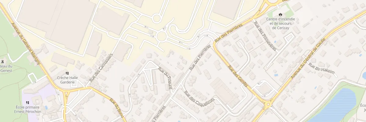 Plan du 35 Rue des Pierriéres à Cerizay