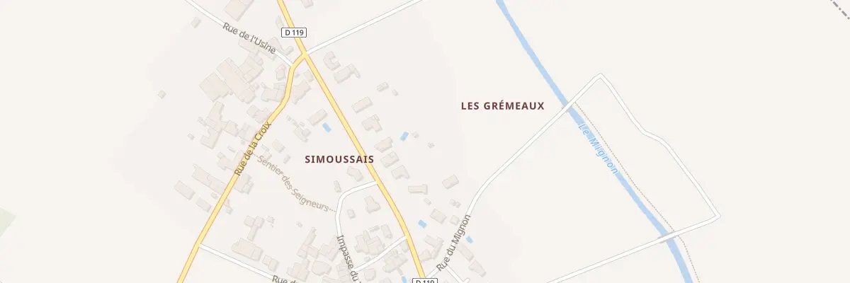 Plan du 10 Rue des Noyers à Saint-Pierre-d’Amilly