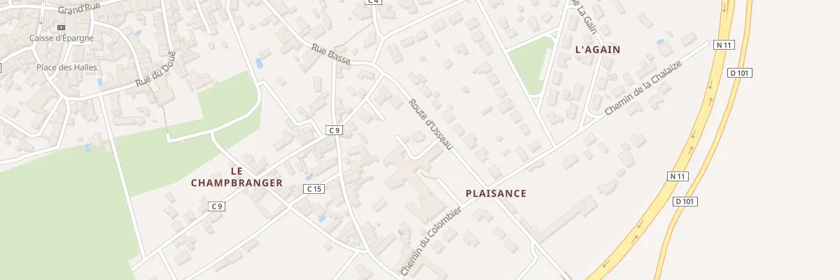 Plan du 9 Rte d’Usseau à Mauzé-sur-le-Mignon