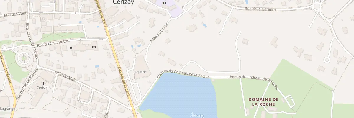 Plan du 9003 Che du Chateau de la Roche à Cerizay