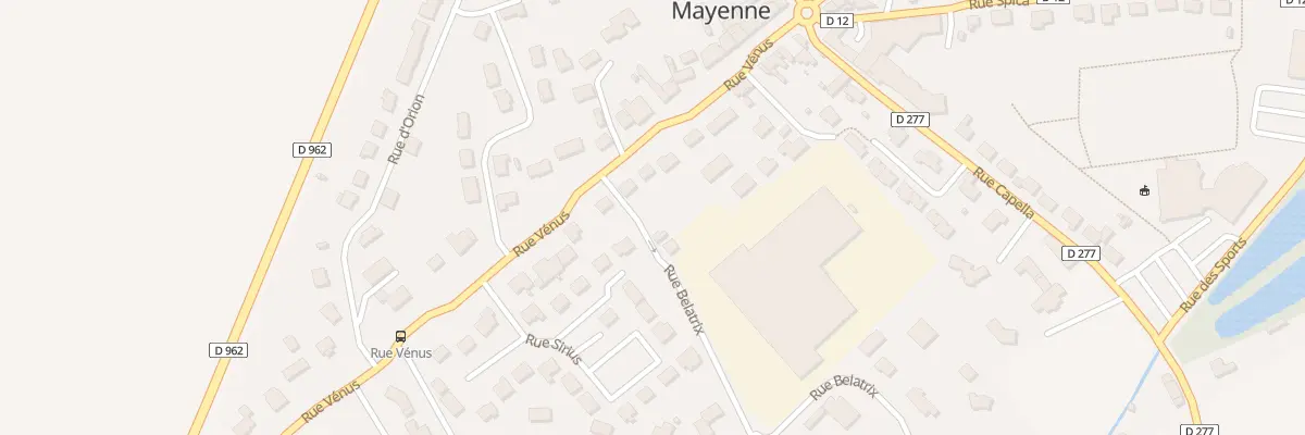 Plan du 35 Rue Venus à Martigné-sur-Mayenne