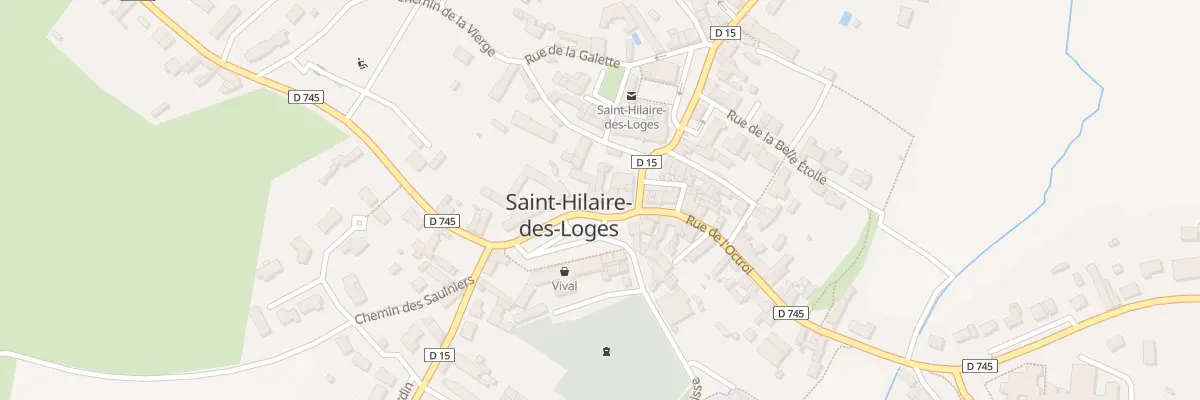Plan du 6 Rue du docteur bon à Saint-Hilaire-des-Loges