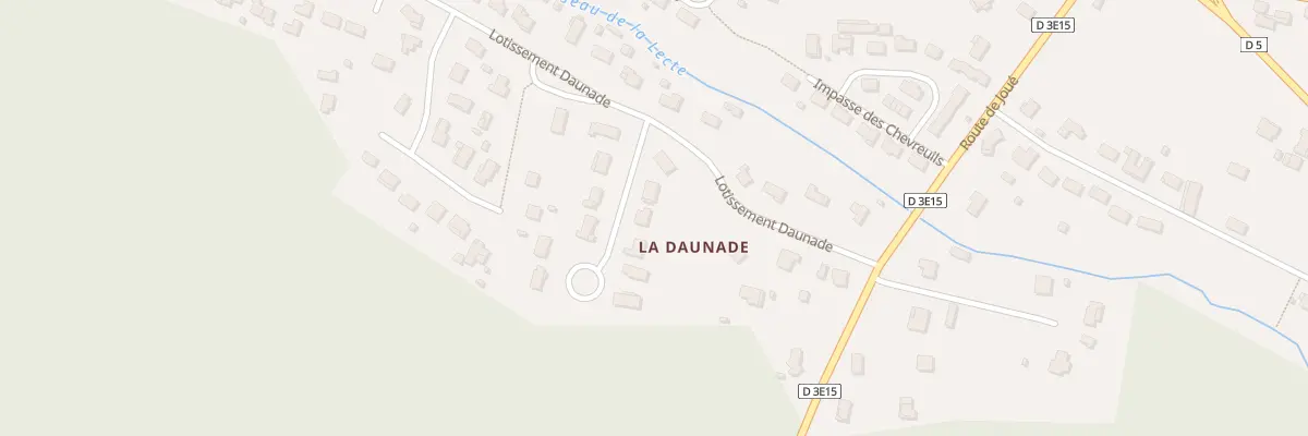 Plan du 19 Lot Daunade à Saint-Magne