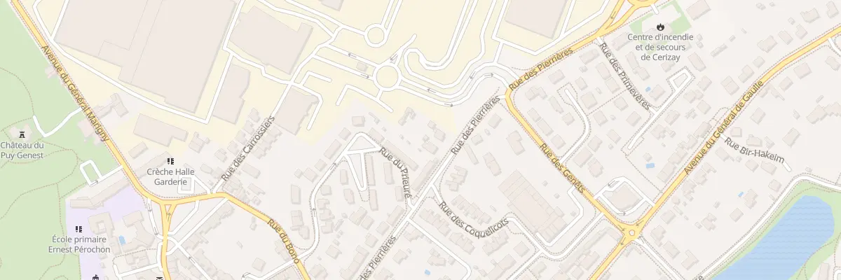 Plan du 33 Rue des Pierriéres à Cerizay