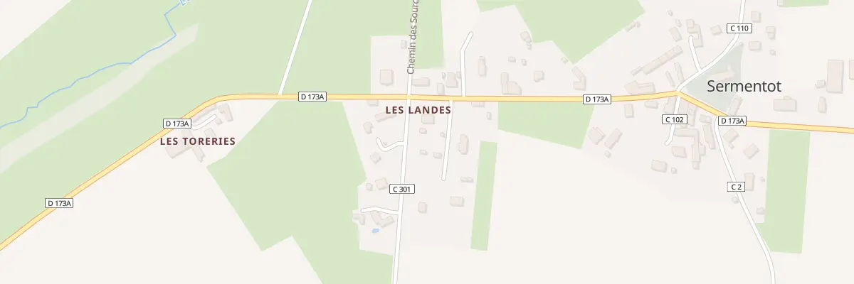 Plan du 892 Rte de Sermentot - Sermentot à Aurseulles