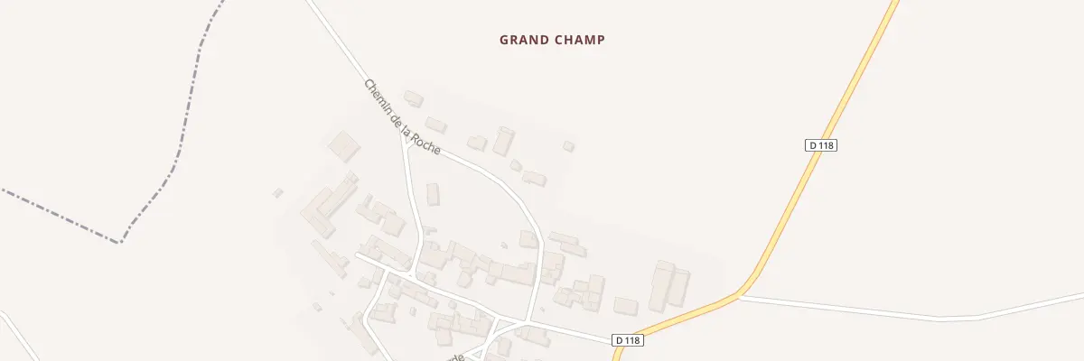 Plan du 6 Che de la Roche à Saint-Saturnin-du-Bois