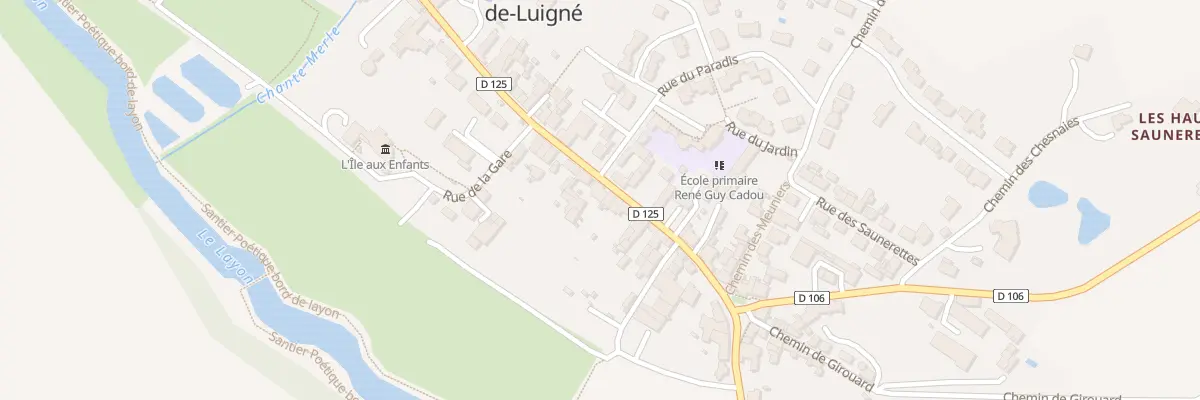 Plan du 37 Rue du Canal de Monsieur à Val-du-Layon