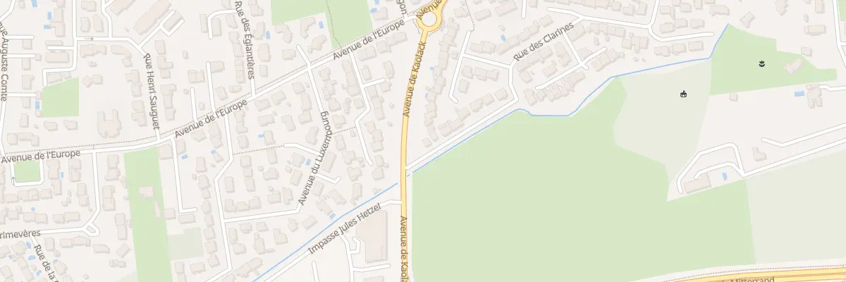 Plan du 2 Rue des Clarines à Mérignac