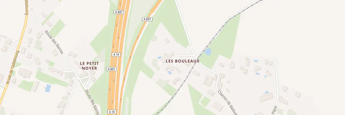 Plan du 2B Les Bouleaux à Saint-Ciers-du-Taillon