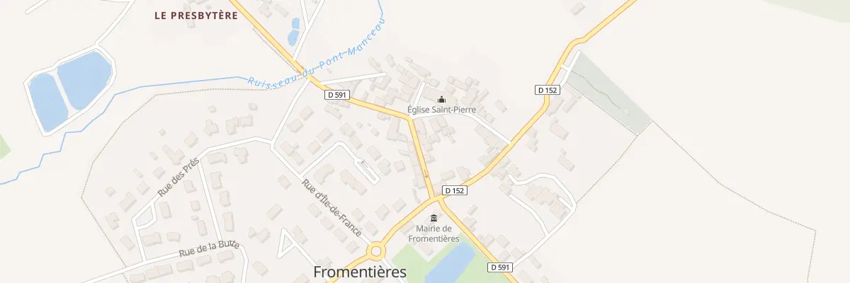 Plan du 3 Rue du Onze Novembre à Fromentières