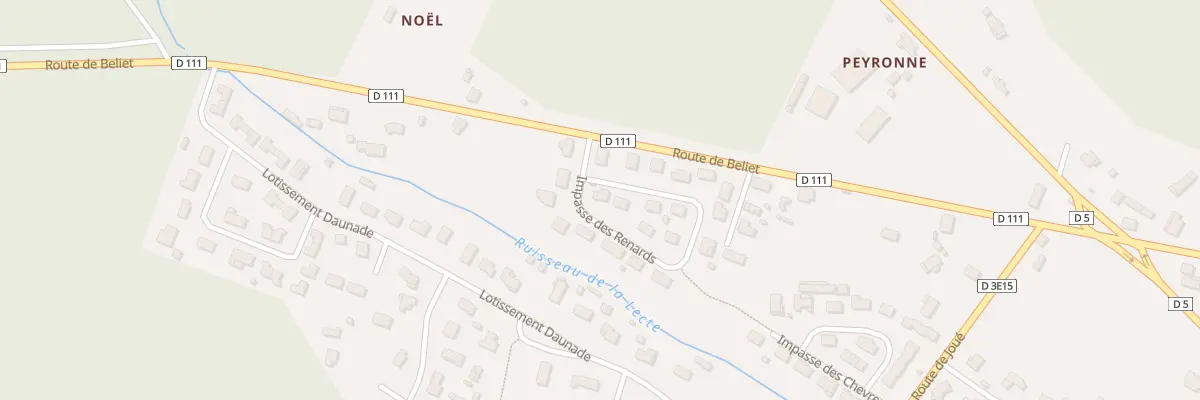 Plan du 32 Imp des Renards à Saint-Magne