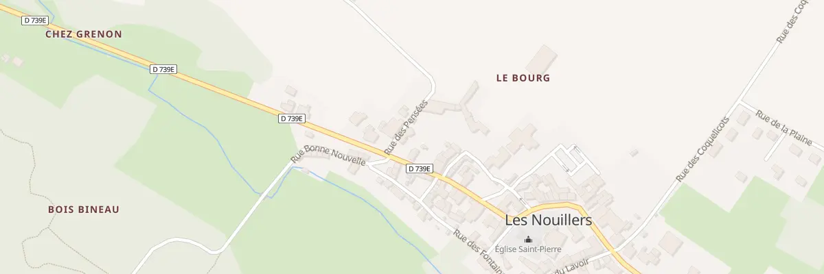 Plan du 2 Rue des Pensees aux Nouillers