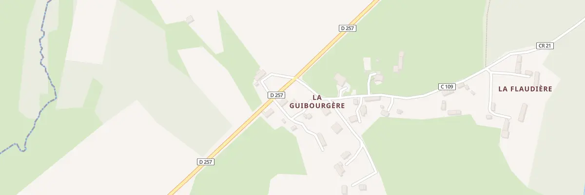 Plan du 424 La Guibourgere à Chanu