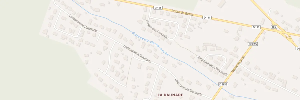 Plan du 7 Lot Daunade à Saint-Magne
