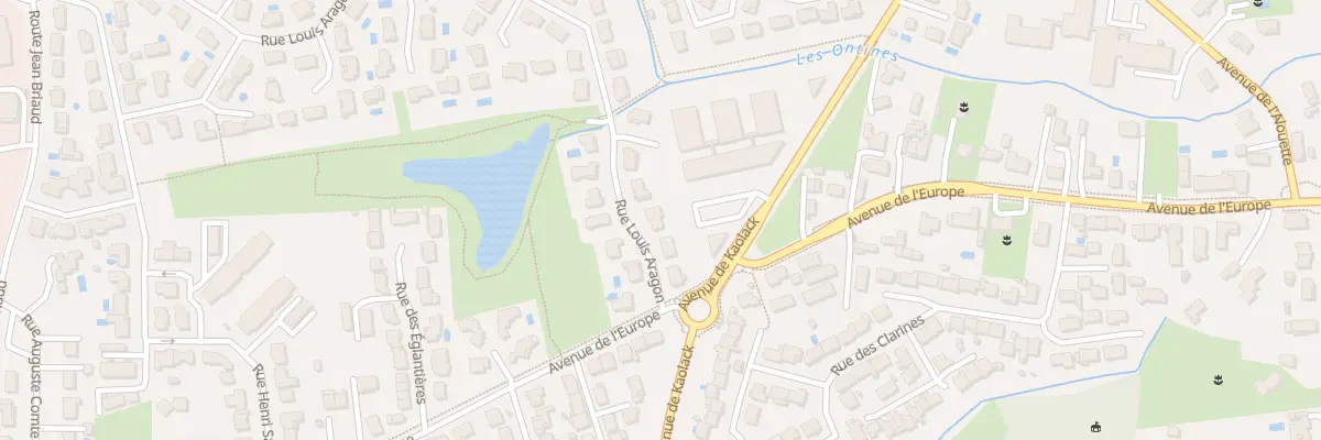 Plan du 5 Rue Louis Aragon à Mérignac