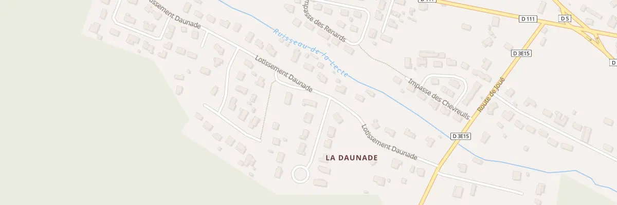 Plan du 10 Lot Daunade à Saint-Magne