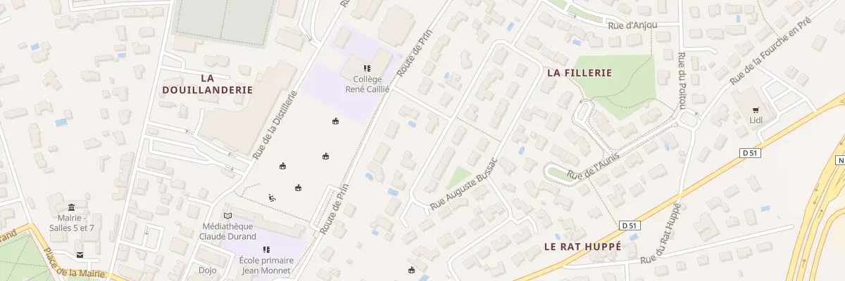 Plan du 14 Rue Edmée François Jomard à Mauzé-sur-le-Mignon