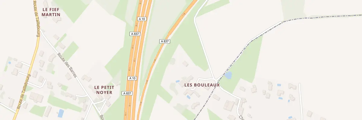 Plan du 2 Les Bouleaux à Écurat