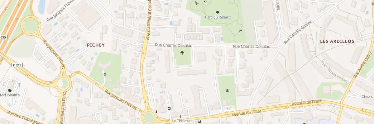 Plan du 3 Sq Charles Despiau à Mérignac