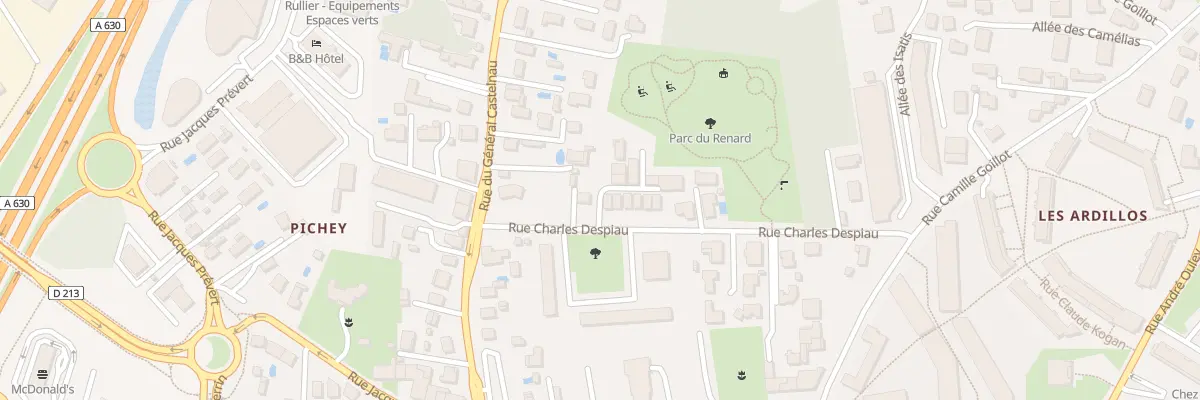 Plan du 6 Rue Charles Despiau à Mérignac