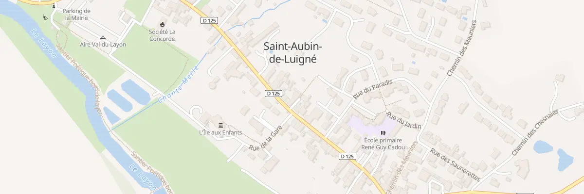 Plan du 48 Rue du Canal de Monsieur à Val-du-Layon